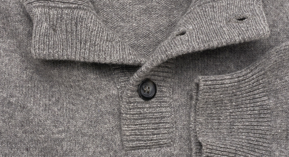 The Light Grey Brewer Mock Neck Sweater | Products | Ledbury