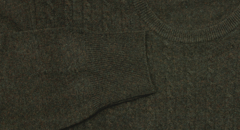 The Green Palmer Merino Cashmere Sweater Products Ledbury